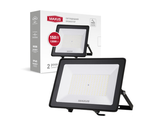 Прожектор світлодіодний MAXUS FL-04 150W 5000K IP65