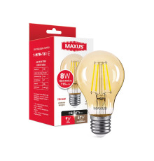 Лампа світлодіодна A60 FM 8W 2700K 220V E27 Golden