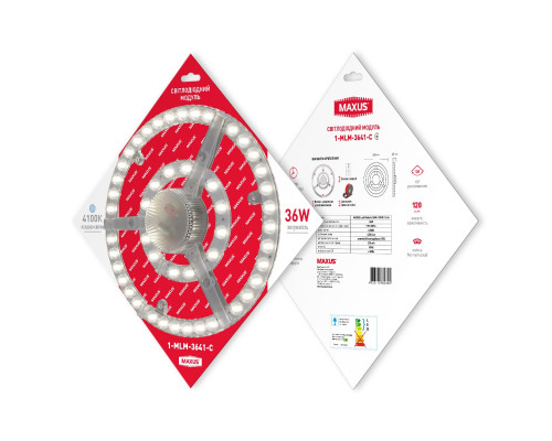 Світлодіодний модуль 1-MLM-3641-C MAXUS Led Module 36W 4100K Circle