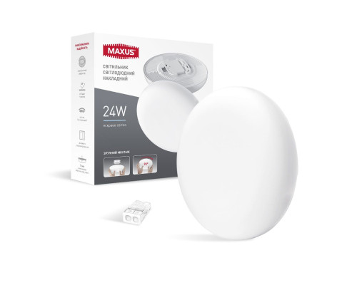 Світильник світлодіодний MAXUS SP Surface 24W 4100K Circle