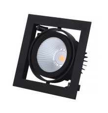 Світильник вбудований MAXUS ASSISTANCE GRILLE PRO 1x30W 3500K 38* GRAY