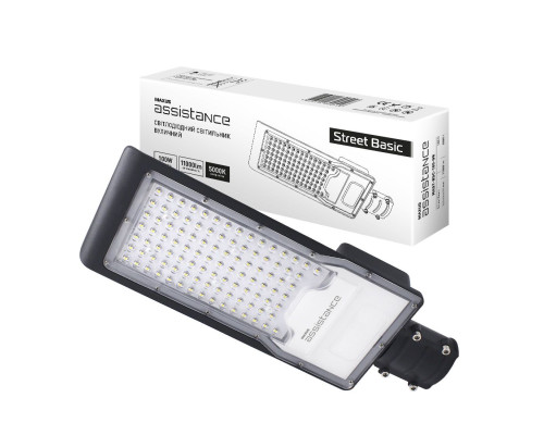 Світильник вуличний Maxus assistance Street Basic 100W 850 GR