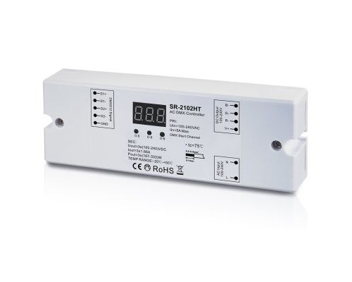 SR-2102HT (DMX/RGB AC high voltage) декодер