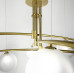 Aure - сучасна підвісна люстра в латунному каркасі