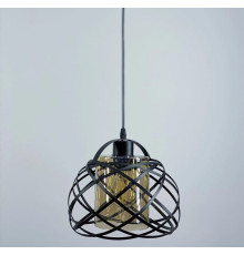 Креативний світильник з янтарним або графітовим плафоном