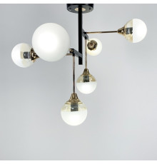 Люстра у геометричному дизайні на 6 плафонів