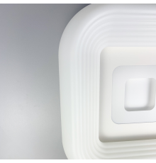 Білосніжна стельова LED люстра