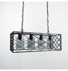 Підвісна люстра на 4 лампи в стилі Loft