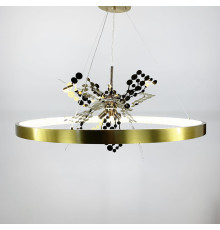 Дизайнерський світильник FELISA у золотому каркасі