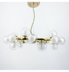 Підвісний світильник Bubble Round у золотому корпусі