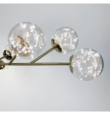 Люстра з вбудованими світлодіодами на 9 плафонів