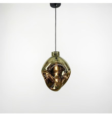 Підвісний світильник Tramonto з плафоном золотого кольору