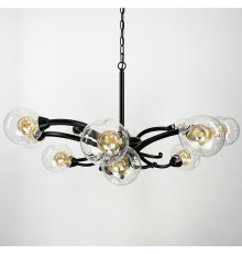 Дизайнерська підвісна люстра із подвійним плафоном