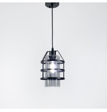 Підвісний світильник у стилі Loft у чорному корпусі