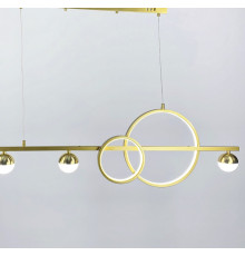 Яскрава підвісна видовжена люстра