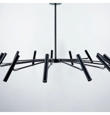 Сучасна трубчаста люстра з 9 регулюючими плафонами