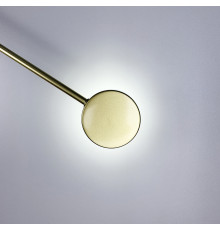 Бра з рухливими плафонами в корпусі золотого кольору