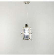 Світильник Loft в позолоченому каркасі