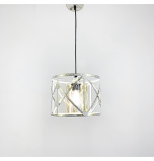 Світильник Loft в позолоченому круглому каркасі