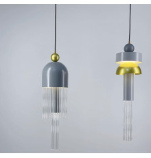 Креативний світильник з золотою фурнітурою