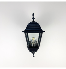 Настінний вуличний ліхтар чорного кольору