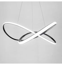 Підвісна люстра TRIO COURSE у чорному каркасі Ø 60 см