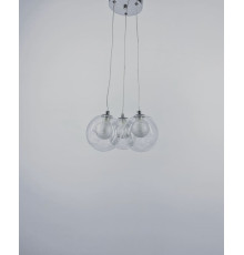 Підвісна люстра-трансформер на 3 подвійних плафони