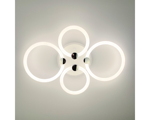 LED люстра з кільцями, що розсіює світло на 360°