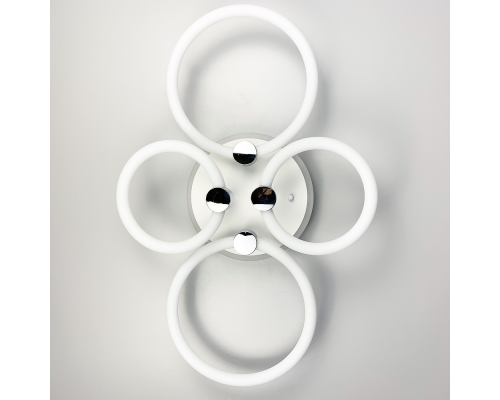 LED люстра з кільцями, що розсіює світло на 360°