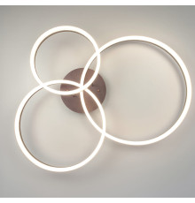 LED люстра Anelli Coffee на 3 кільця