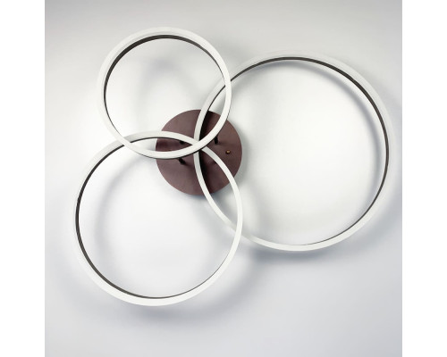 LED люстра Anelli Coffee на 3 кільця