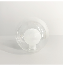 Скляний подвійний плафон G9