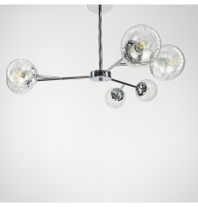 Стельова модель в хромі на 6 плафонів