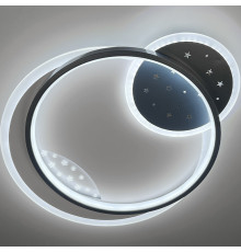 Сучасний стельовий LED-світильник з подвійним кільцем 