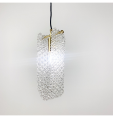 Підвісний світильник з кришталевими намистинами
