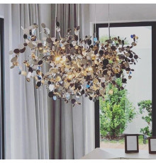 Світильник з гнучких дисків металу на 3 підвіси