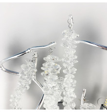 Бра в хромі з видовженими підвісами