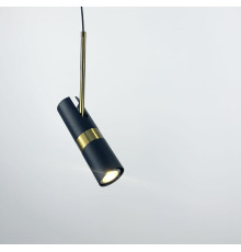 Чорний поворотний підвісний світильник