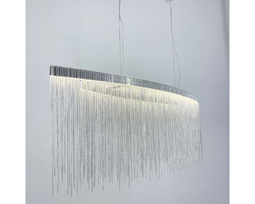 Cвітильник Chrome coins у видовженому корпусі