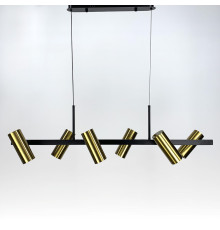 Дизайнерська люстра-планка із спотами