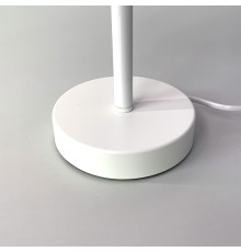 Настільний світильник з розовим пір'ям