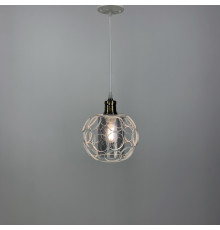 Підвіс в стилі Лофт у білому круглому корпусі