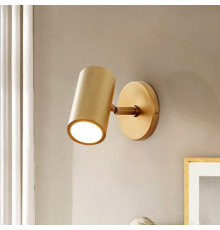Мінімалістичний настінний латунний світильник-бра