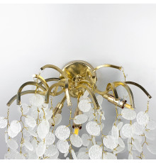 Бра в золотому кольорі з білими пластинами