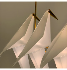 Люстра-композиція з чотирьох птахів