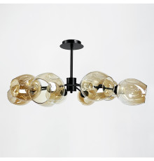 Стельова люстра на 8 відкритих плафонів