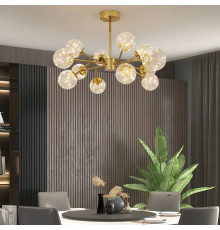 Люстра з вбудованими світлодіодами на 12 плафонів