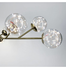 Люстра із вбудованими світлодіодами на 15 плафонів