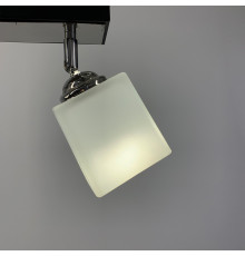 Світильник на 2 плафони в чорному корпусі 30х10 см