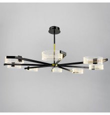 Люстра дизайнерська з акриловими кругами на 3 режими освітлення